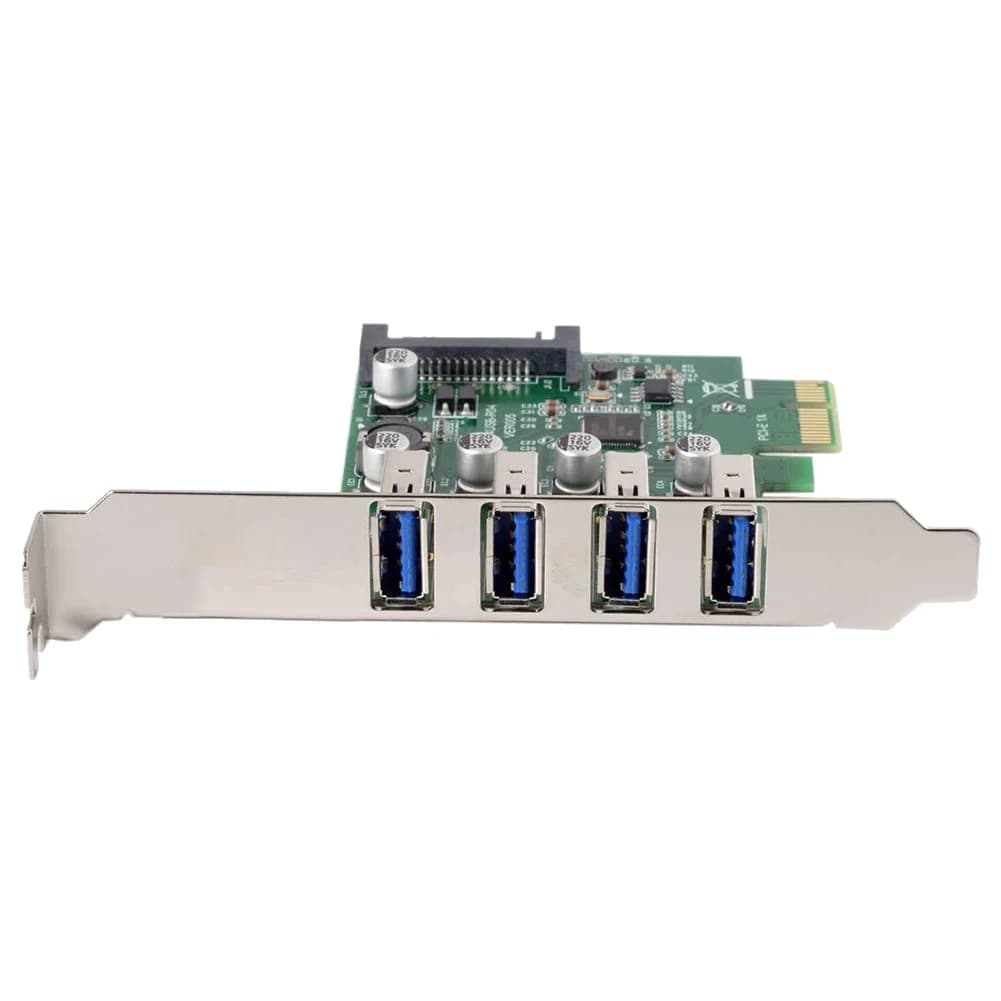 ABIK-Low Profile 4 porte PCI-E a USB 3.0 HUB Adattatore per scheda di espansione PCI Express 5 Gbps USB1.1/2.0/3.0 Sistemi operativi