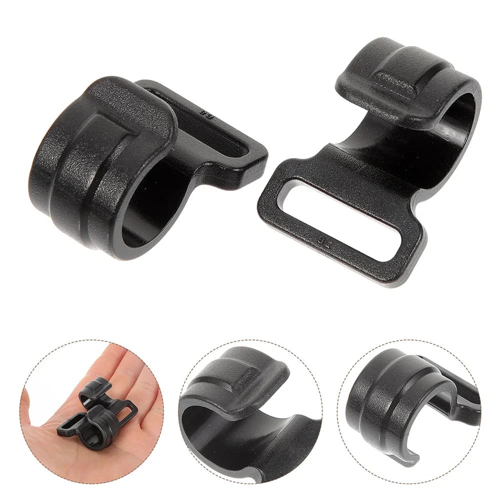 20-piece tent pole clip Plastic hooks Camping accessories Roof clamp Durable portable for outdoor camping events