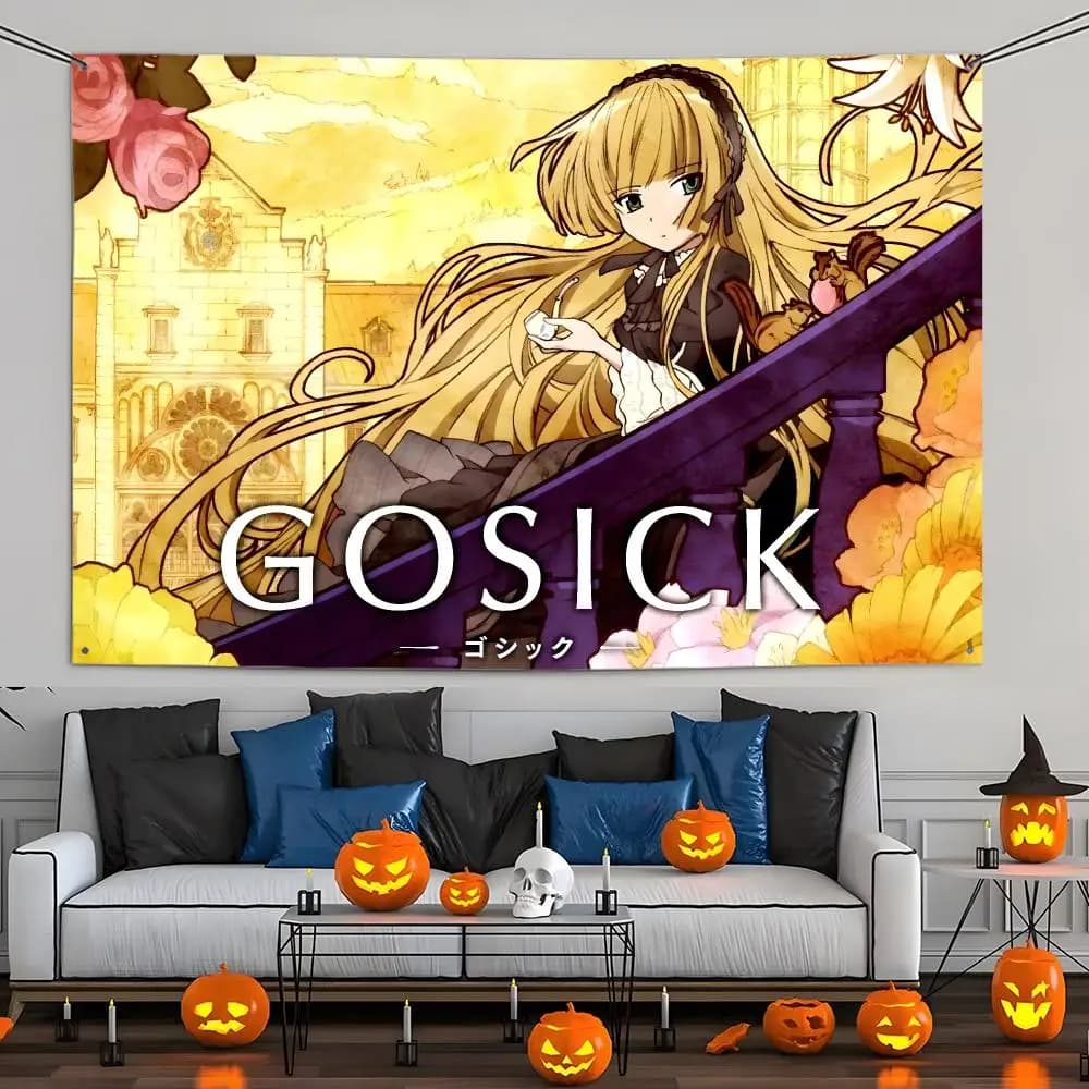 Anime G-GOSICKS Flags Wall Hanging Tapestry Outdoor Decorative flag Background Blanket