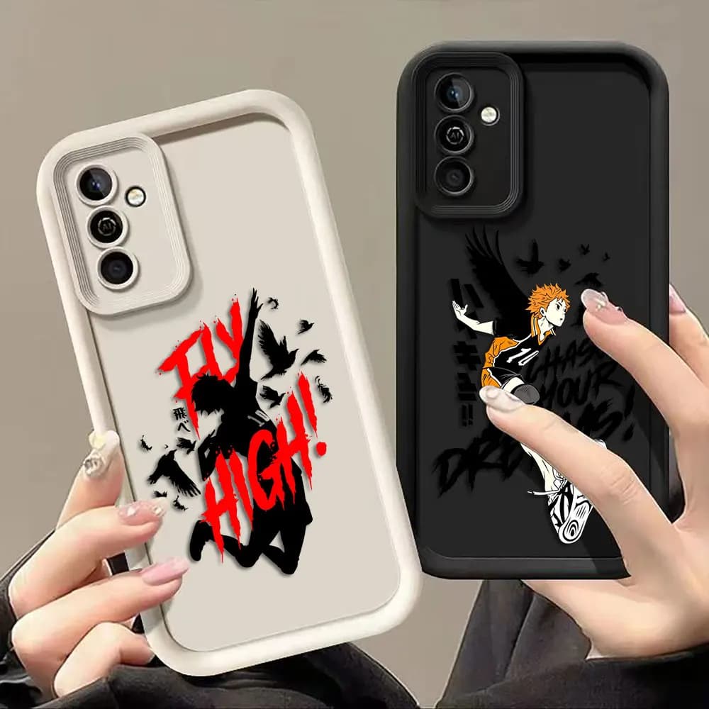 Cover per Telefono Haikyuu Pallavolo Scolastica per Samsung A13 A15 A16 A17 A22 A23 A25 A26 A32 A33 A34 A35 A51 A52 A53 A54 A55 A71