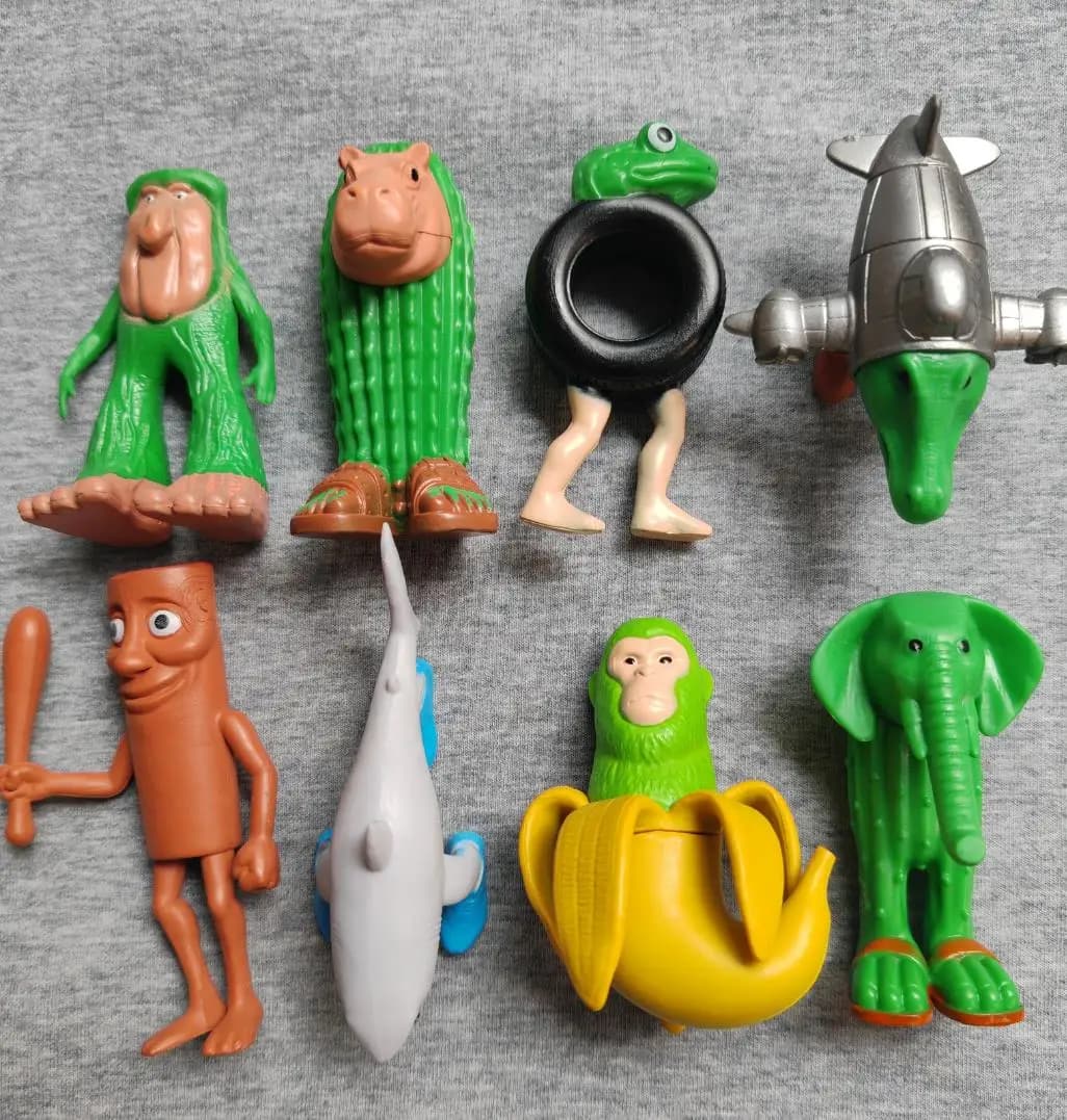 8 pz Brainrot Tung Sahur Figura Giocattolo Tralalero Tralala Figure Bombardino Crocodilo Shimpanzini Bananini Modello Decor Doll Regalo