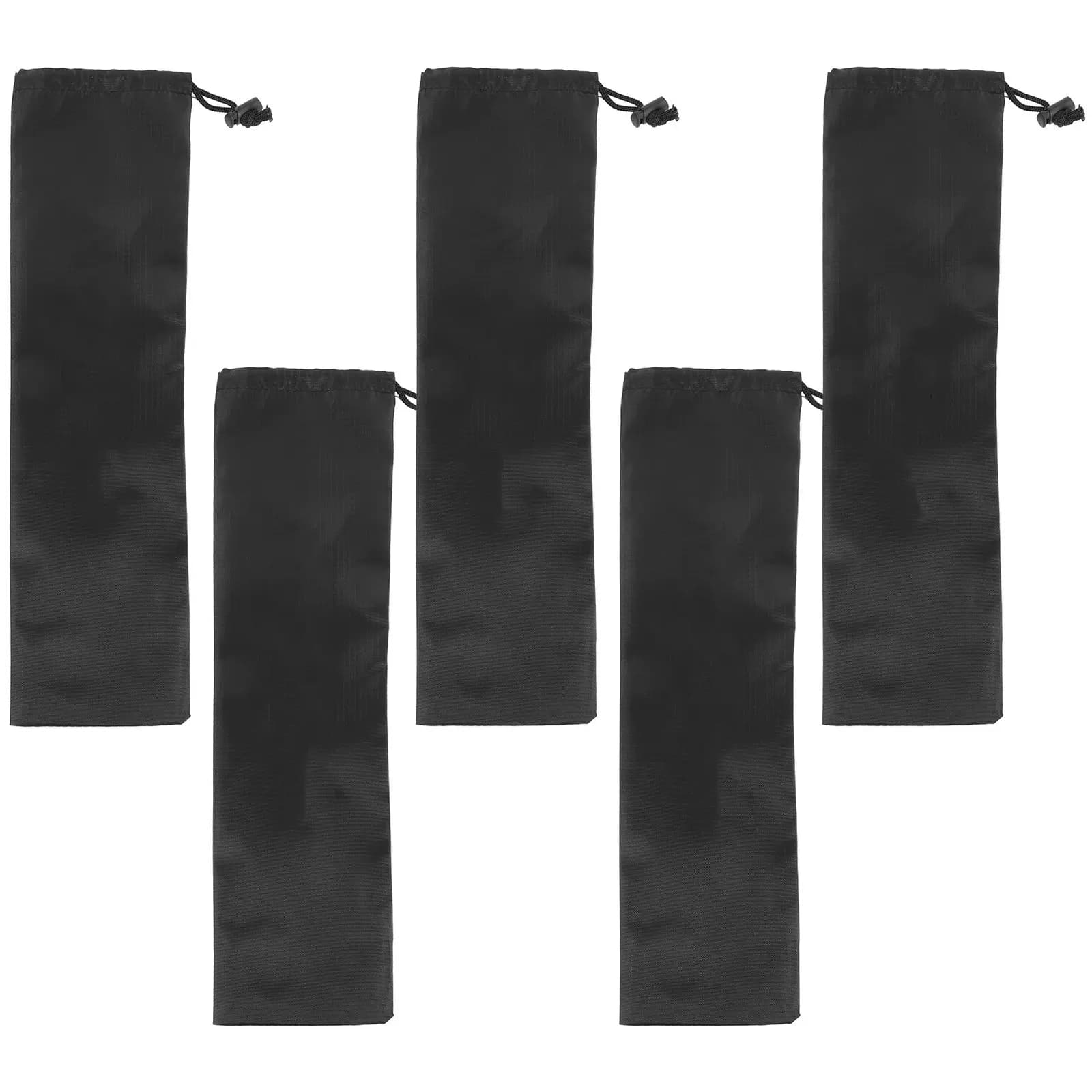 Set di 5 Borse per Pali da Tenda, Resistenti all'Usura, per Canne da Pesca, Bastoncini da Trekking, Attrezzatura da Campeggio e Outdoor