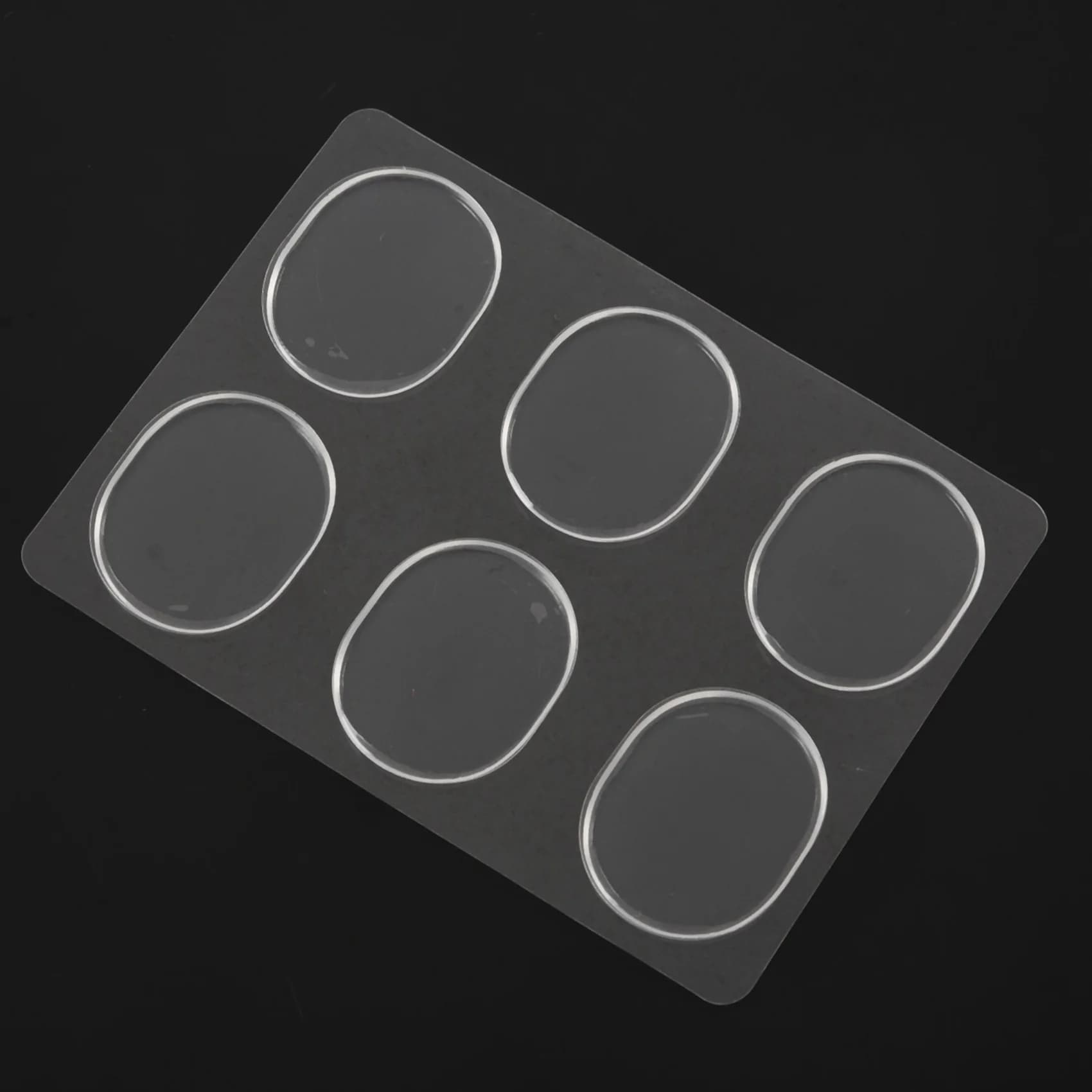 Classy-18 pezzi rullante muto pad smorzatore per batteria cuscinetti in gel rullante tom silenziatore per batteria accessori per percussioni trasparenti (trasparente)