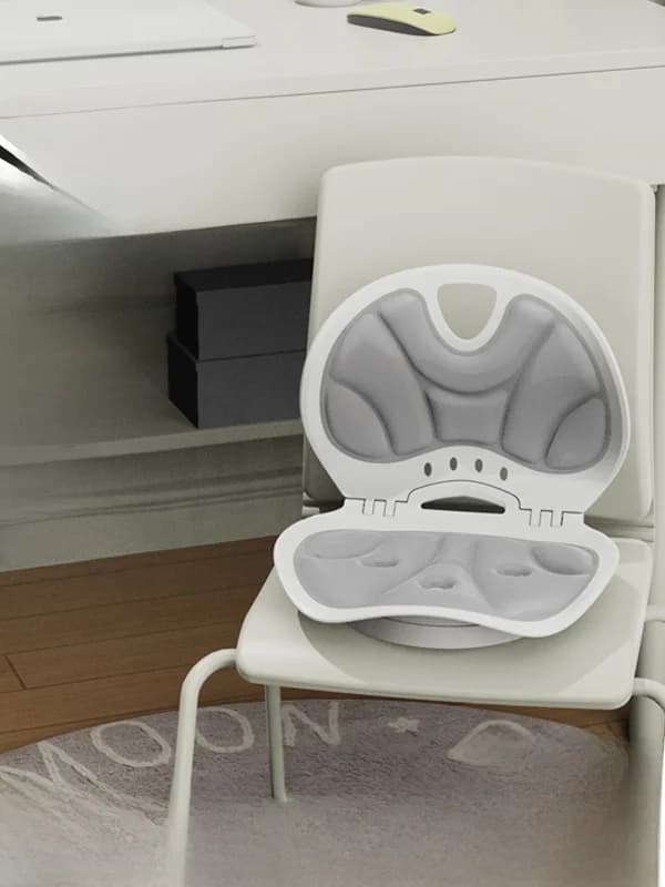 Cuscino Ergonomico per Sedia da Ufficio, Corregge la Postura, Girevole e Impilabile, Protezione Lombare, Essenziale per l'Ufficio