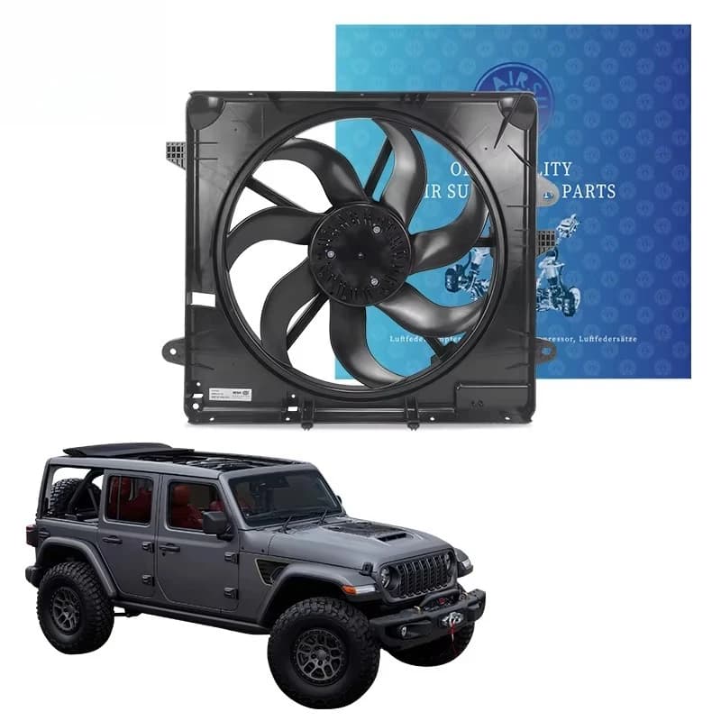 68211602ABD 12V DC Best Electric Car Radiator and Condenser Fan for Wrangler New Condition