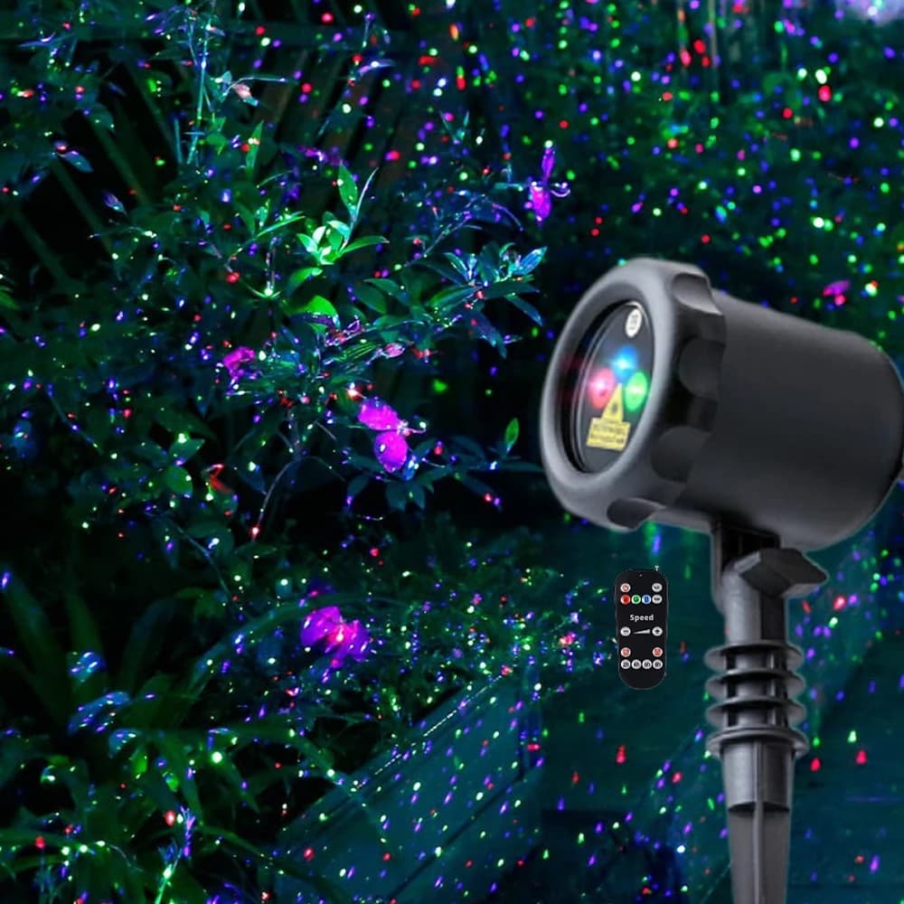 Firefly Proiettore di luce laser Luci da giardino per esterni IP65 Luci laser per cielo stellato RGB impermeabili per la decorazione del cortile dei prati del giardino