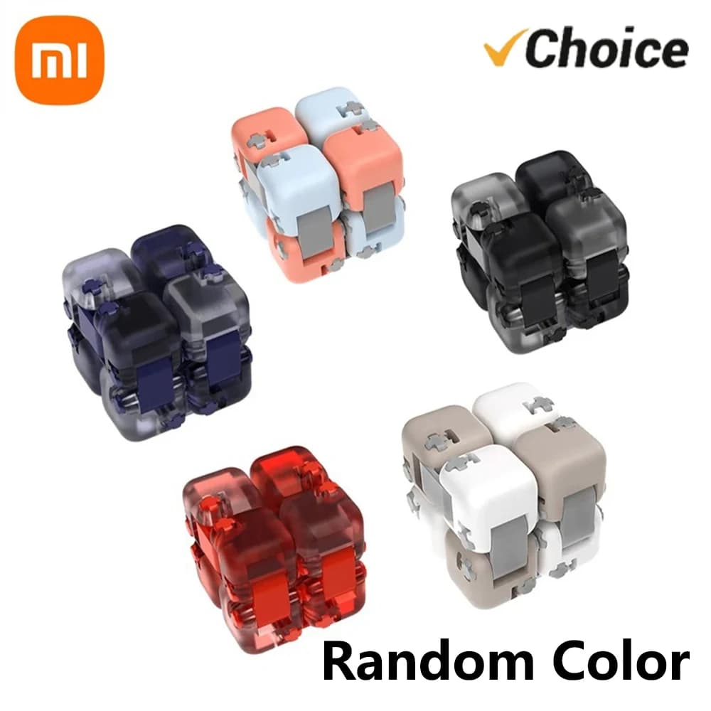 Xiaomi Mitu Spinner Blocchi di costruzione colorati Finger Fidget Giocattolo di decompressione Puzzle Assemblaggio Cubo Finger Spinner Giocattolo Casuale CN
