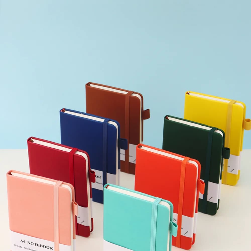 Professional A5 Planner Notebook Soft Cover Journal With Elastic Closure For Daily Business Office Record Pad