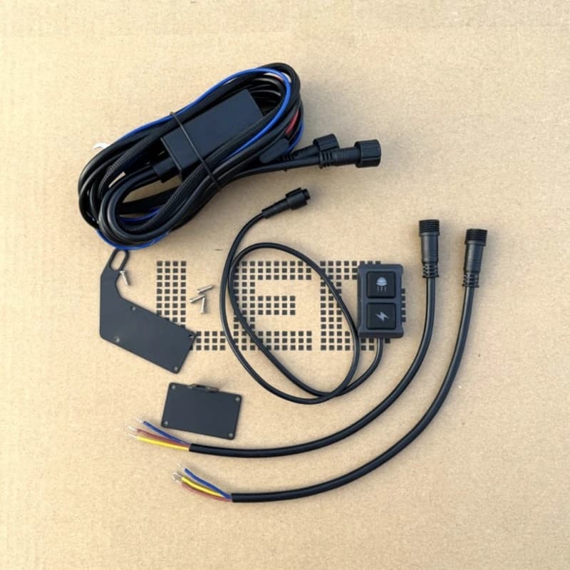 LED spotlight for wiring relay Wiring wiring wired switch dazzling beam X37F