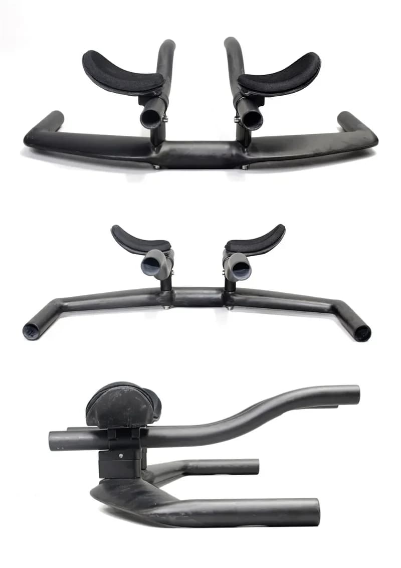 Manubrio in carbonio con logo UD Barra di riposo per biciclette da strada TT in fibra di carbonio, maniglia TT, parti di ruote per bici, 400mm, 420/440mm accessori per bici