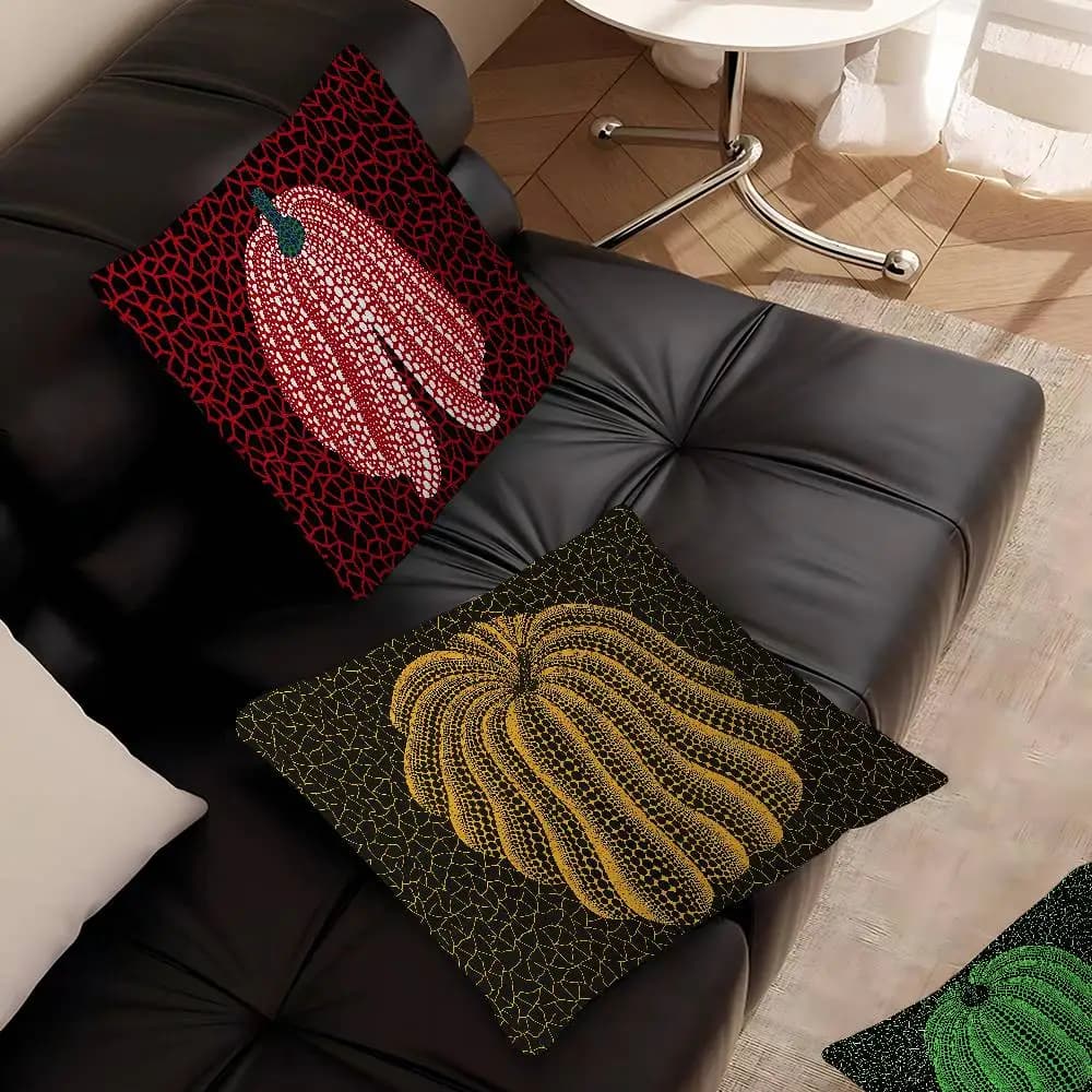Yayoi Kusama Cushion Cover Car Throw Pillow Case For Sofa Car Christmas Gift 40x40cm 45x45cm