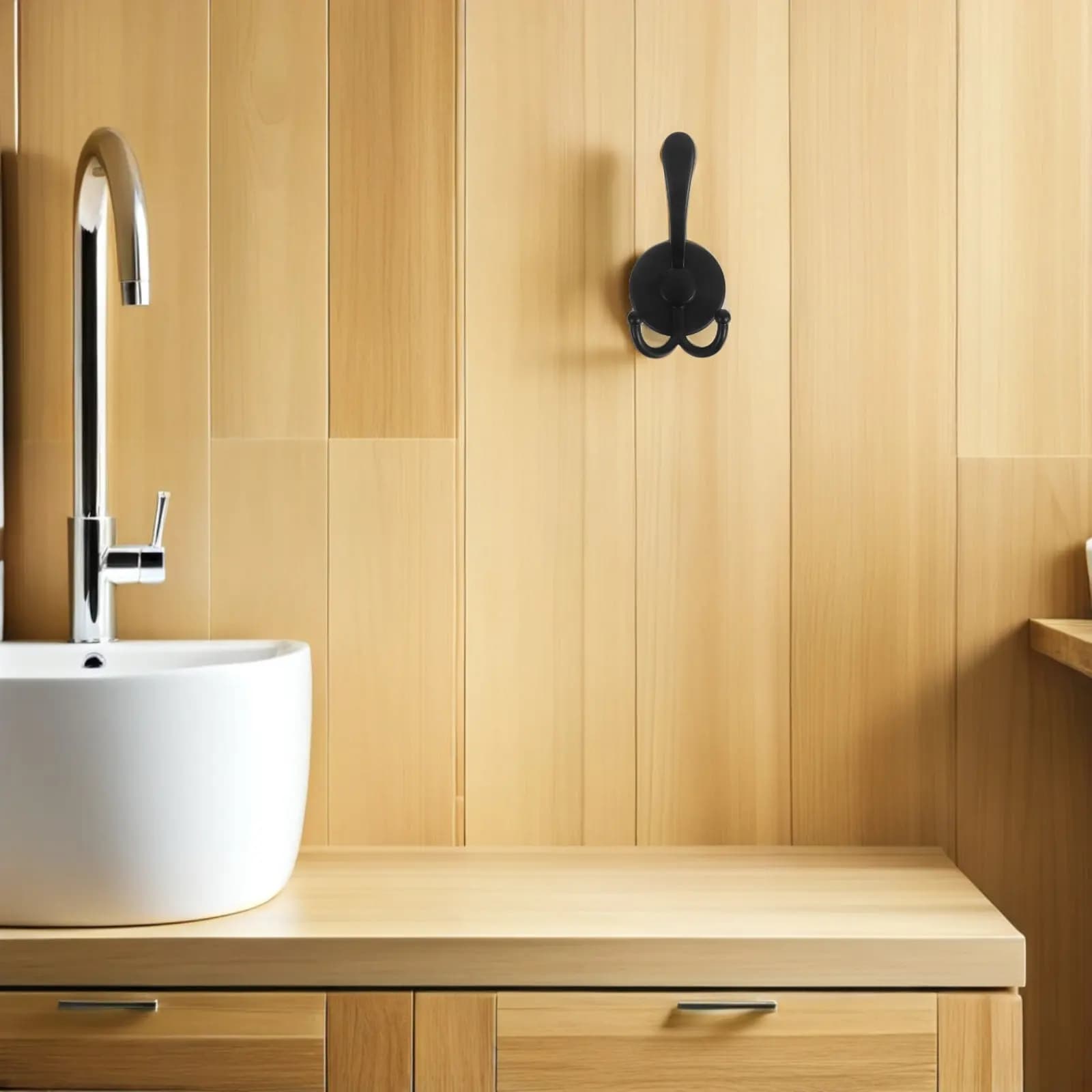 2 Pezzi Ganci da Parete in Acciaio Inossidabile per Bagno e Cucina - Porta Asciugamani a Ventosa Rimovibile Senza Foratura, Resistente e Antiscivolo