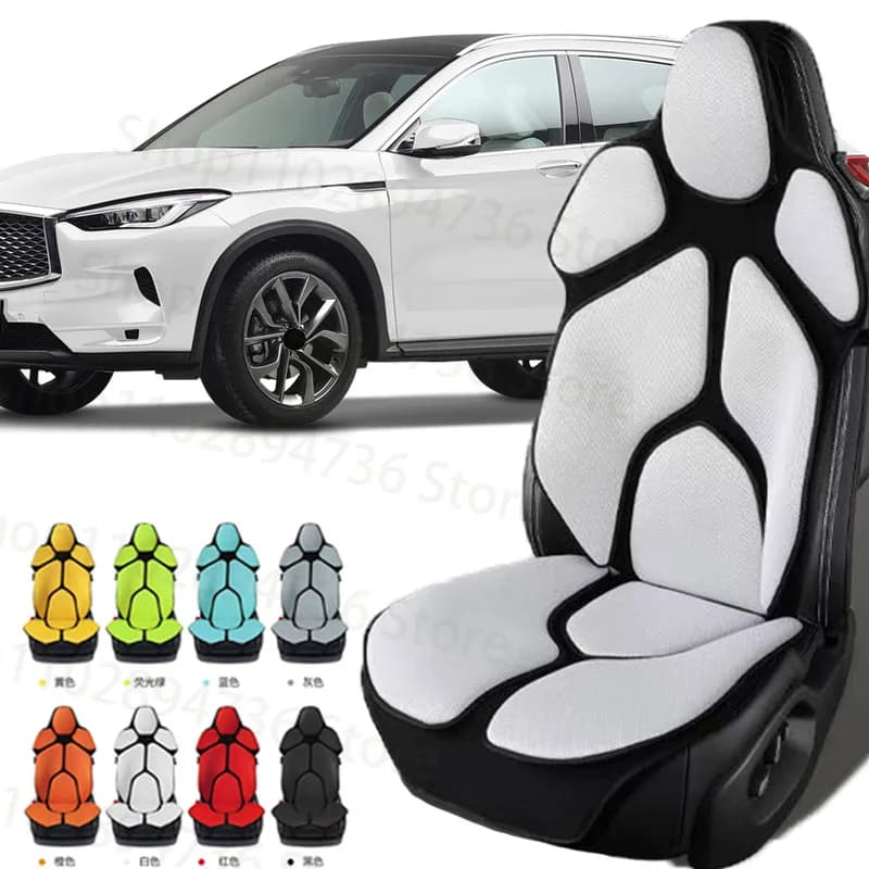 PER Infiniti QX50 Cuscino Seggiolino auto Sedia Schienale Mesh Schienale lombare Tutore Massaggio Cuscino per la schiena Supporto Home Office