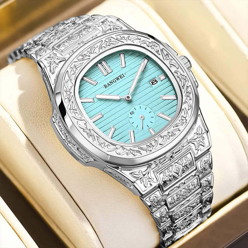 BANGWEI 2025 Orologio da donna di lusso Business Luminoso Orologio da polso al quarzo moda Impermeabile Orologio elegante da donna orologio reloj mujer