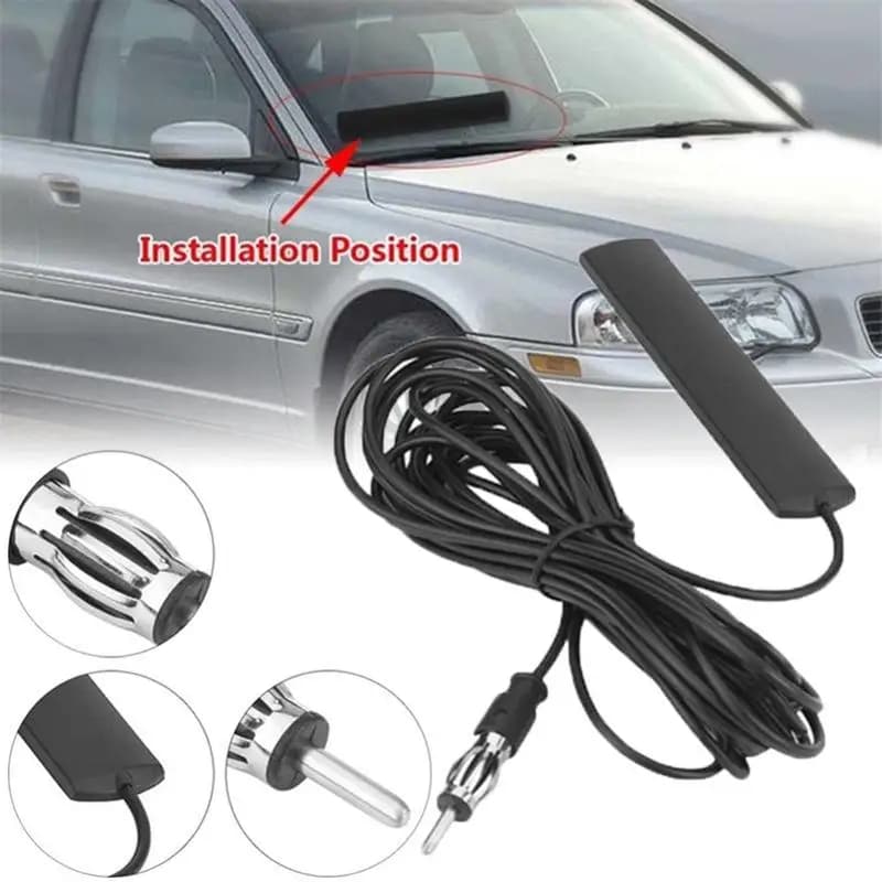 {MAX-66} Amplificatore di Segnale Universale per Antenna Radio FM Auto, Dispositivo Potenziatore di Segnale per Auto, Barca, Camper
