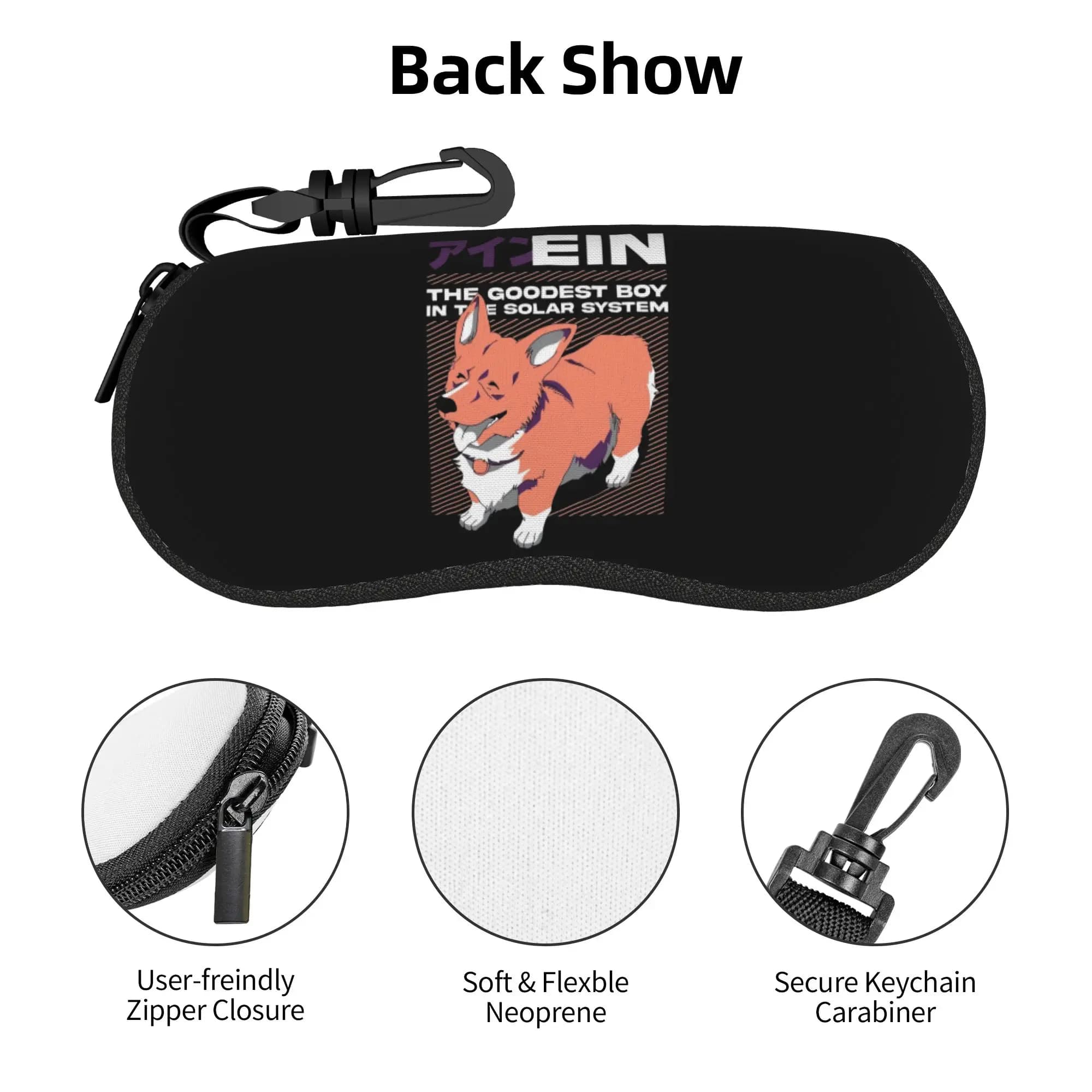 Cowboy Bebop Anime Eyeglass Glasses Case Men Women Soft Cartoon Manga Sunglasses Protective Bag