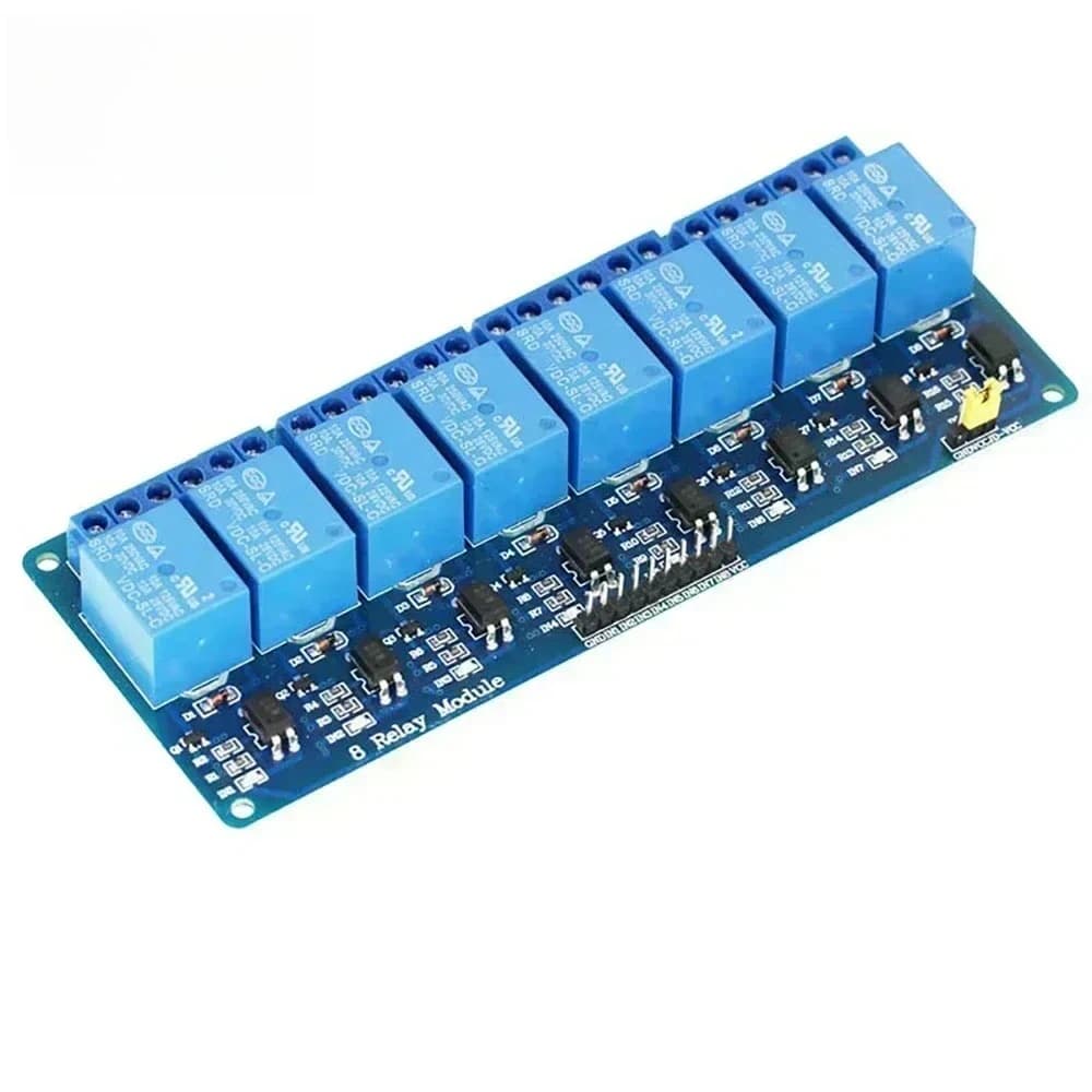 Modulo relè 1/2/4/6/8 canali con accoppiatore ottico Modulo relè 5V/12V/24V con indicatore luminoso per l'automazione PLC Arduino