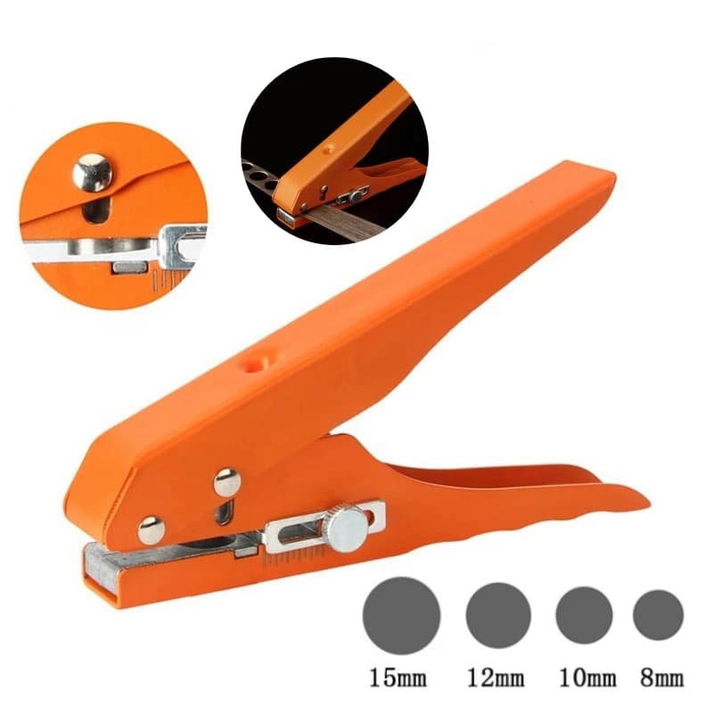 Punching Tool 8MM 10MM 12MM 15MM Drilling Hole Punching Screw Grips Covering Hole Hat Woodworking Tool Skin Punching Machine