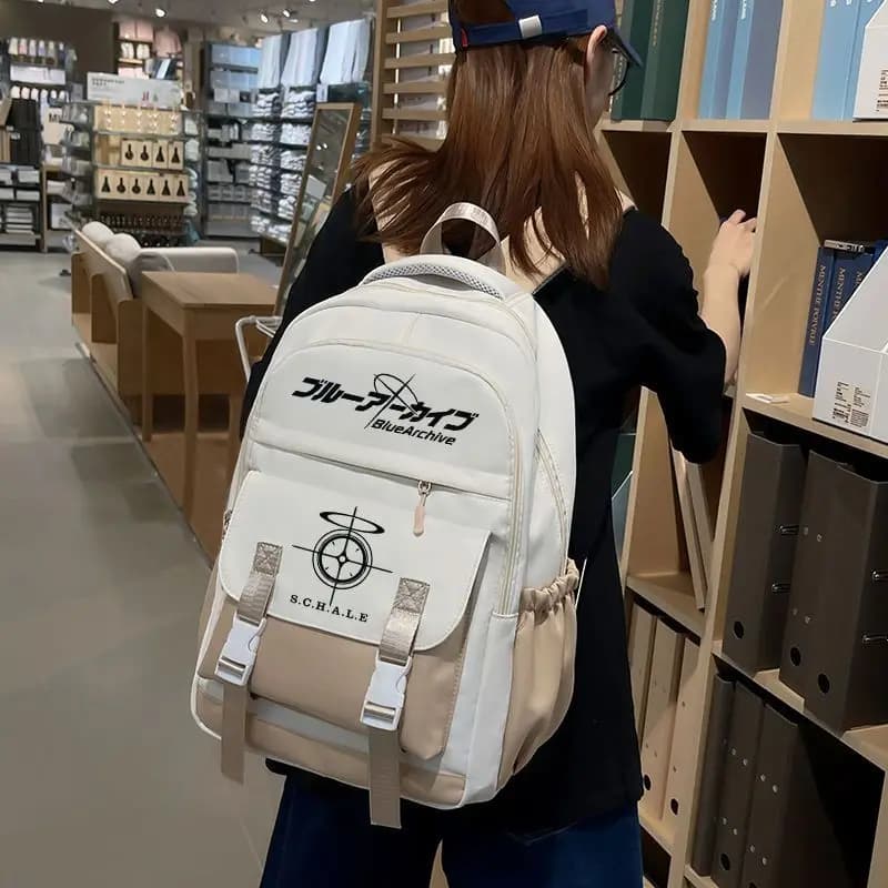 New Arrivals Blue Archive Backpack Fashion Trend Cartoon Student Boys Girl Large Capacity Schoolbag Sport Loose Travel Backpacks
