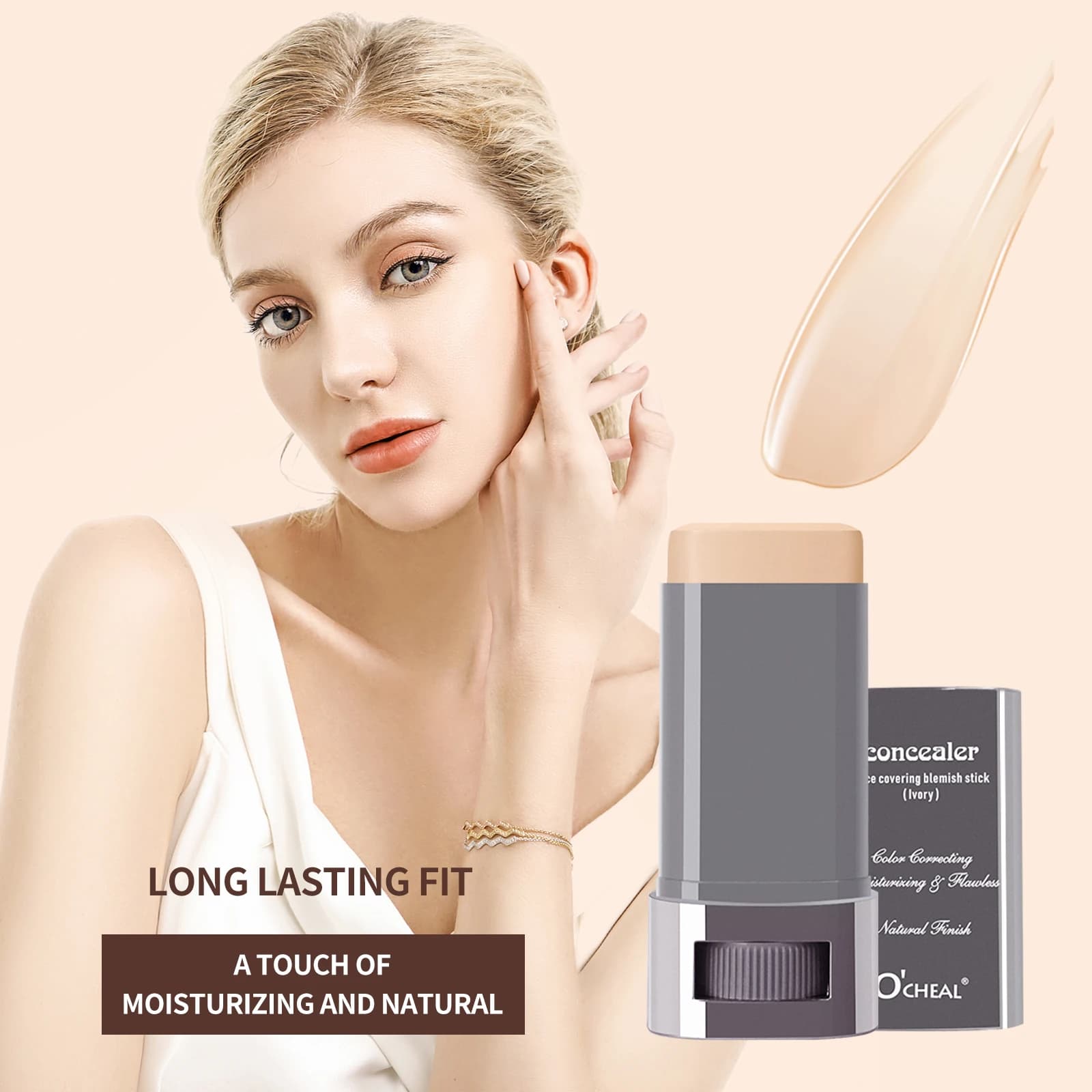 Fluid foundation Effective corrector Cream for long-lasting liquid foundation cover for cosmetics for face makeup