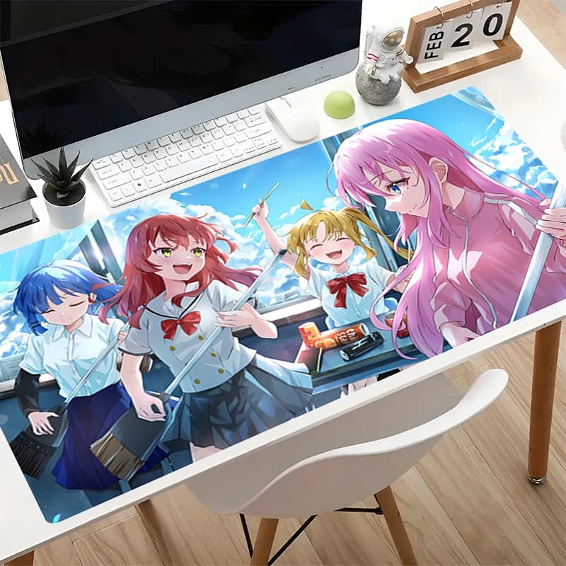 Large Mouse Pad HD Print B-bocchi The R-rock kawaii Desk Mat Notebook Gaming Keyboard Pad Designed specifically Anime Mousepad