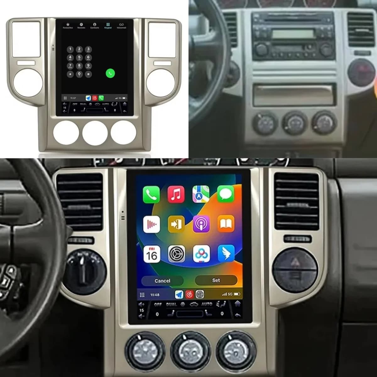 Android For Nissan X-Trail X Trail1 T30 2008-2010 Car Radio Multimedia Video Player Carplay GPS Navigatio Touch Screen Bluetooth