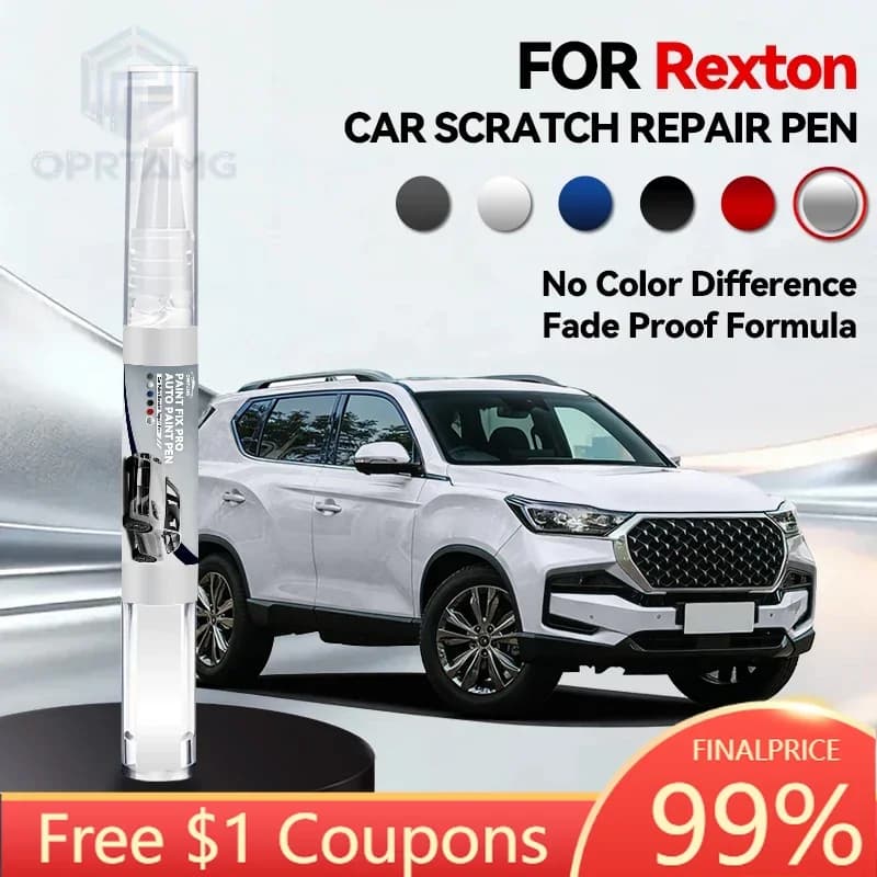 Purpose Vehicle For KGM SsangYong Rexton Paint Repair Pen Touch Up Scratch Remover DIY Car Accessories Blue Silver White Space B