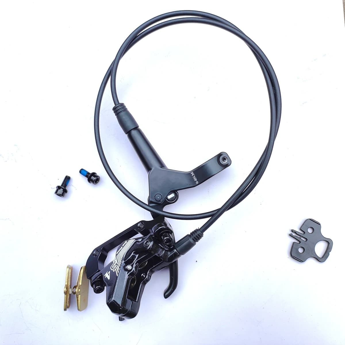 Cavi da 95/185 cm 4 pistoni Freno idraulico per mountain bike Freni per biciclette di tipo diviso Freno per bici in lega