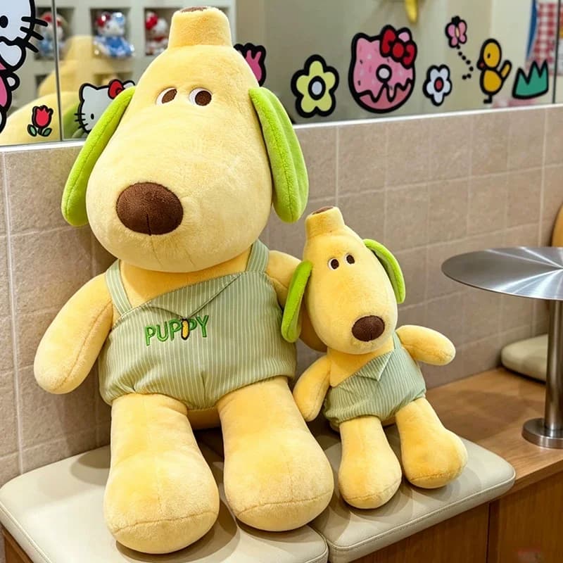 28-85cm Cute Banana Puppy Plush Toy Fashion Dog Plush Doll Large Size Soft Stuffed Animal Throw Pillow Cushion Home Decor Gifts