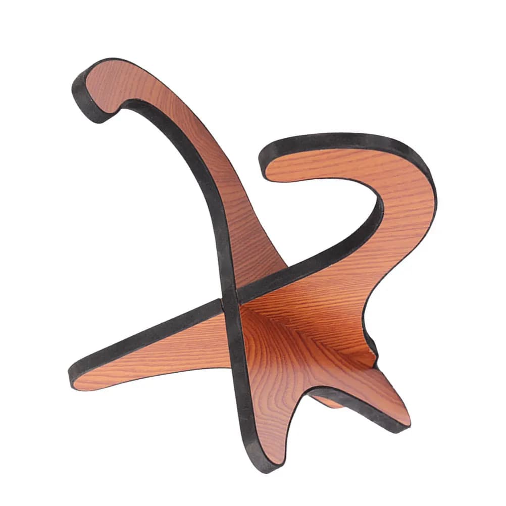Elegante Supporto in Legno a X per Ukulele, Violino e Mandolino da 21, 23, 26 Pollici, Staccabile, Sicuro e Stabile