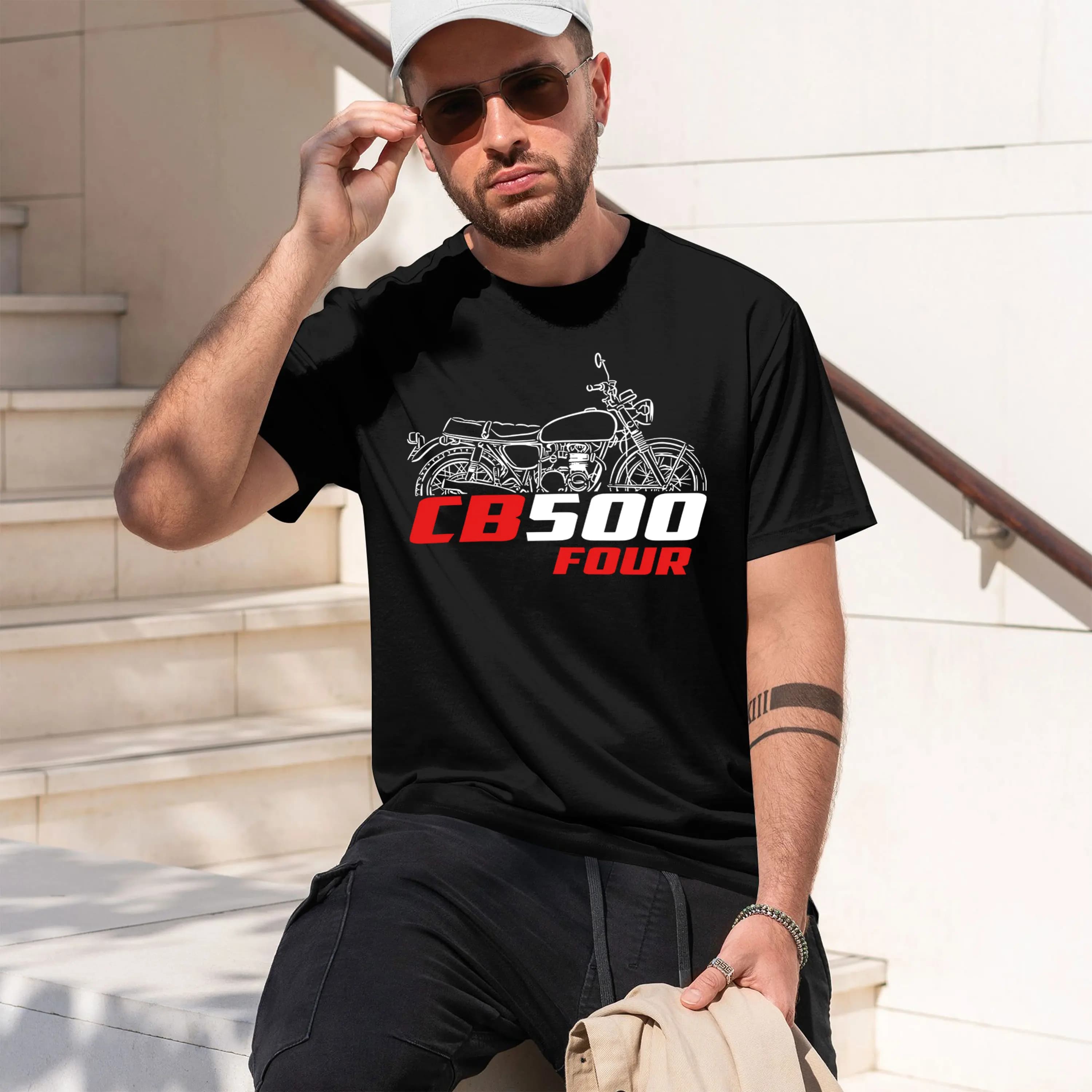 CB500 Motorcycle rs and 's Fashion Casual High Quty Round Neck fjjz 2026 Nuovo modello T-shirt girocollo a maniche corte da uomo Classic C