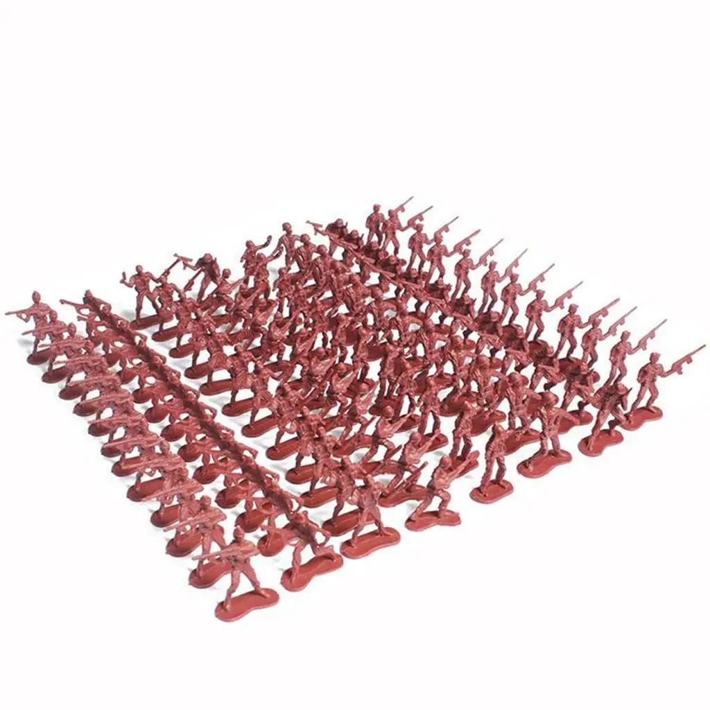 Plastic 4.5cm Soldier Posture Model Kit Toy Colleles Kids Gift