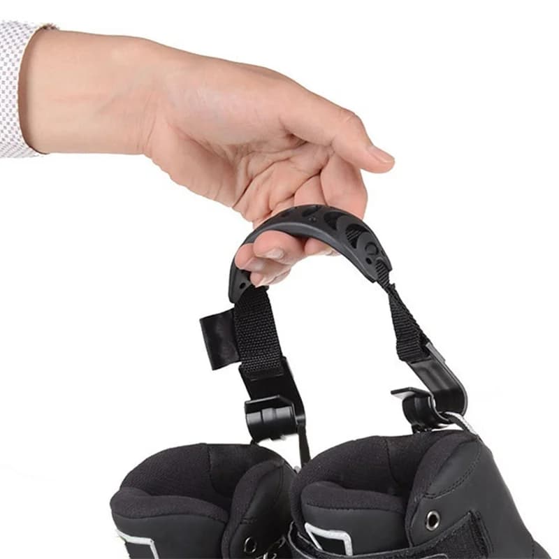 1pc Cinghie per pattini in linea portatili Pattini da ghiaccio per uomo e donna Cinghie per il trasporto Cinghia per scarponi da sci Accessori per attrezzature per pattinaggio invernale