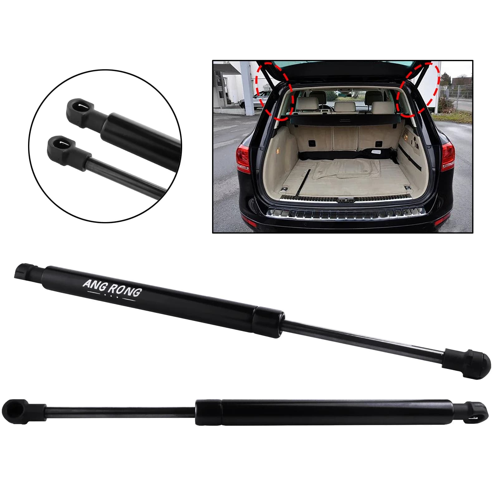 Per VW Touareg 7L 02-10 Portellone posteriore Boot Molla a gas Supporto Struts 7L 6845587 A