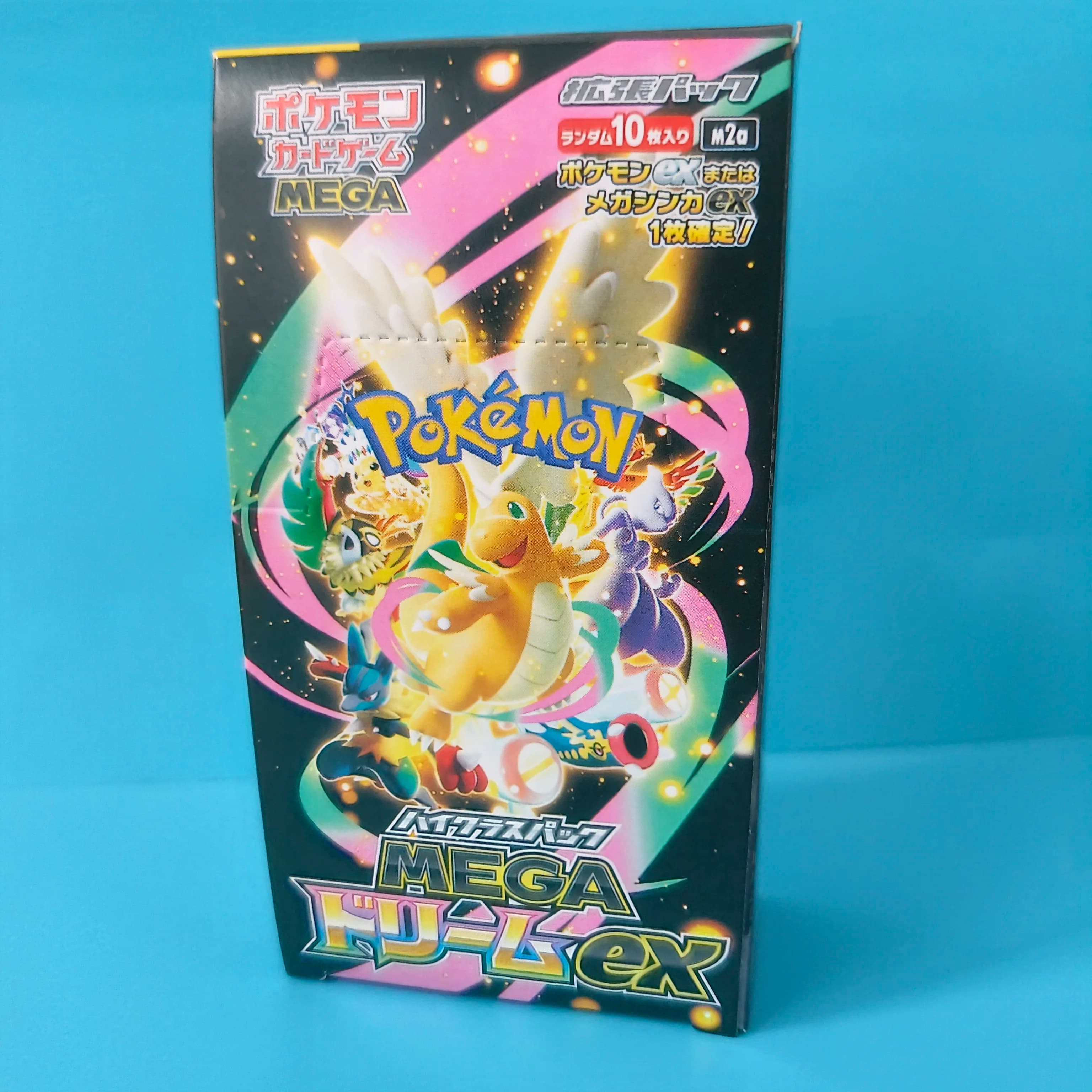 DIY 1Box PTCG M2a Booster Box Pokemon MEGA Dream EX Supplement Pack Set Factory Sealed SV8A Classic Anime Game Box Cards