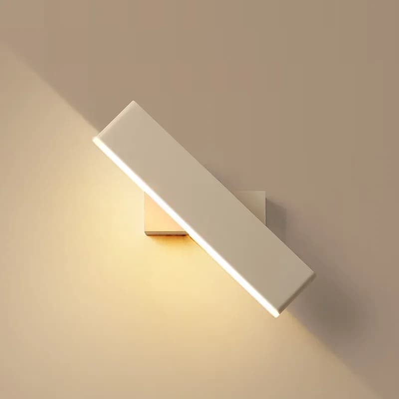 Rotazione moderna della lampada da parete a LED per soggiorno, sala da pranzo, camera da letto, comodino, lampada da parete in alluminio, decorazione per interni, applique da parete