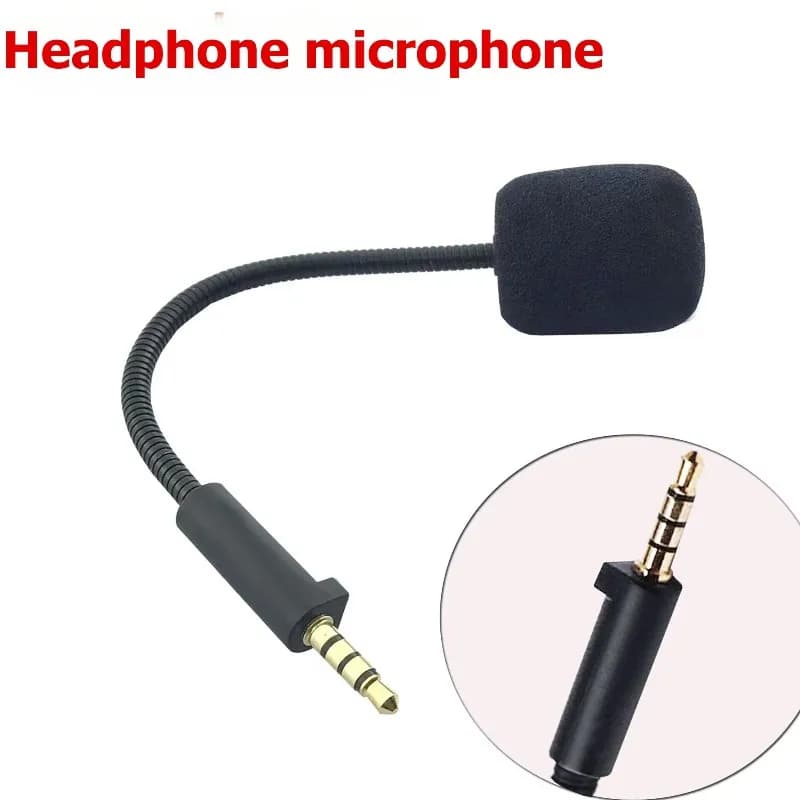 Replacement microphone stand Y14A for ASUS ROG Delta gaming headphones, detachable design with 3.5 mm noise cancellation