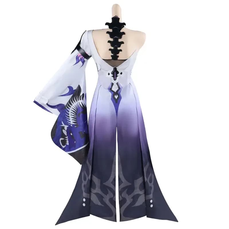 NewIn Stock Acheron Cosplay Costume Honkai Star Rail Acheron Cosplay Dress Outfit Wig Shoes Huang Quan Huangquan Cosplay Prop202