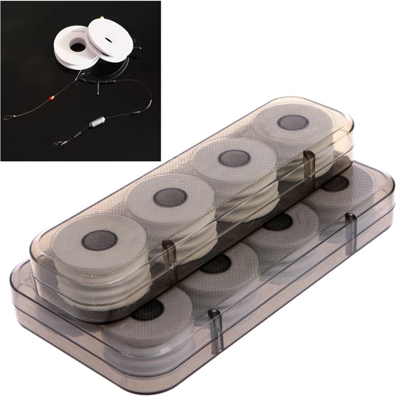 8/16 Pezzi Bobine in Schiuma per Filo da Pesca, Bobine per Cavo, Scatola Attrezzi, Regalo