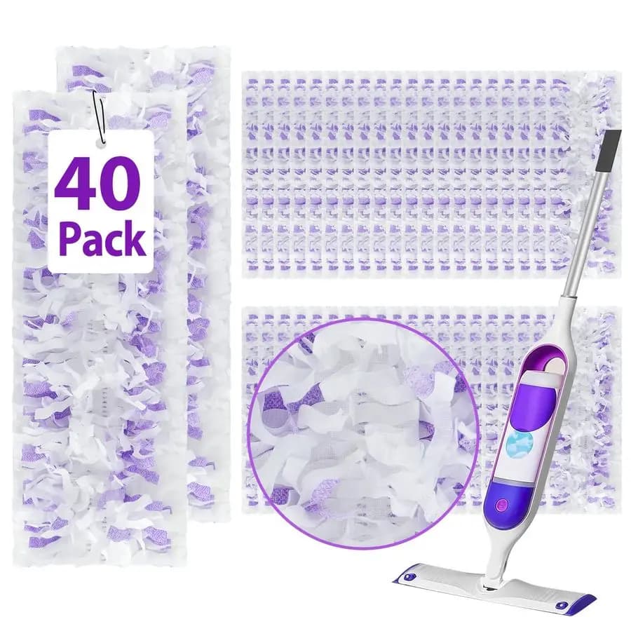 Spare parts for Electric Mop Swiffer, Disposable Panels Cleaning Resistant Floors, Non-washable and Non-slip parts