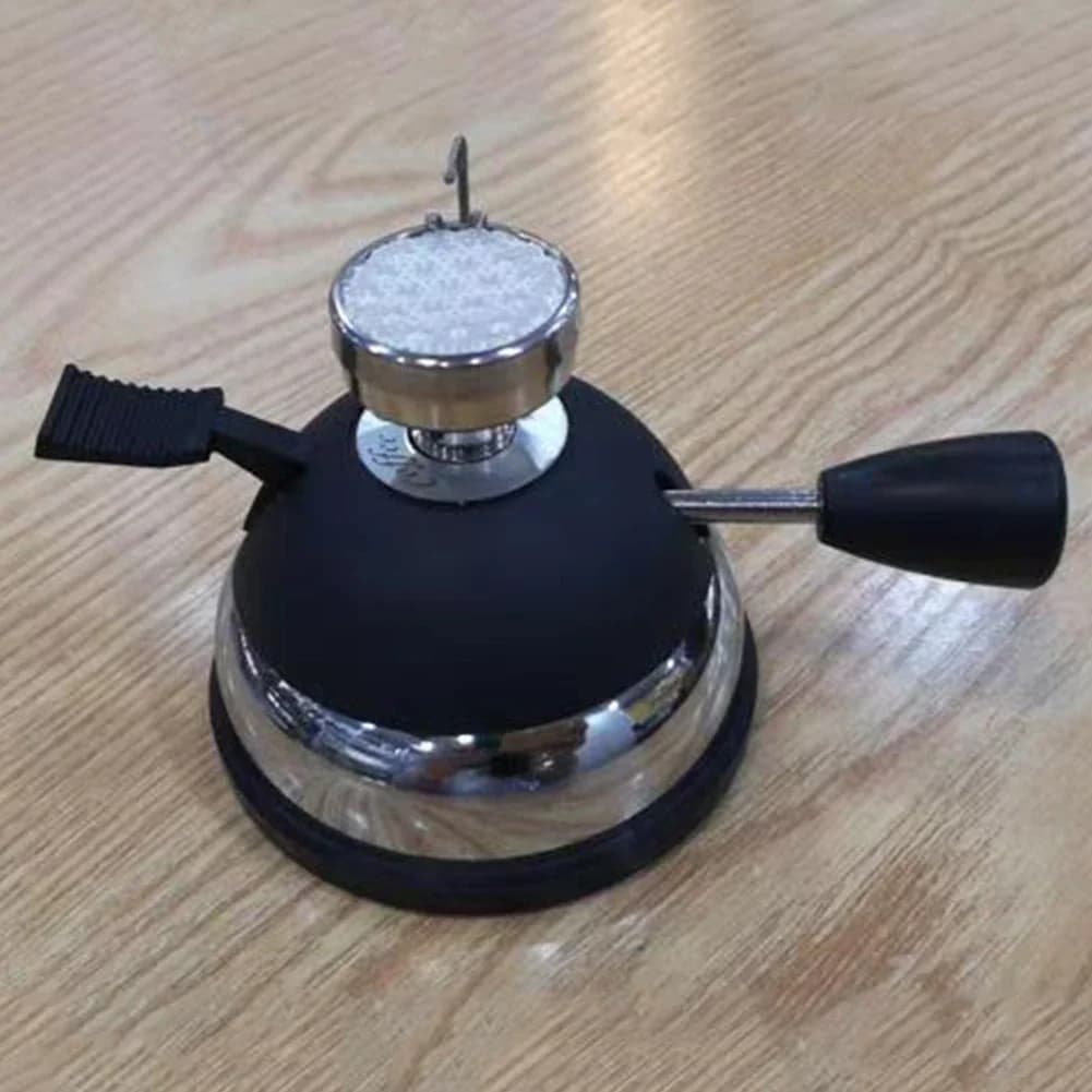 Mini butane burner for table siphon, rechargeable butane gas burner, adjustable flame gas cooker for picnic, camping, trips