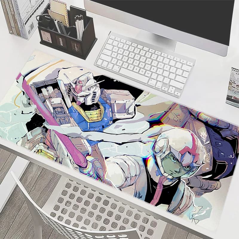 Mechanical Mouse Mat Warrior RX-78-2 G-gundam Anime Gaming Varmilo, Keyboard Mat, Desk Mat, Game Mat, Mousepad