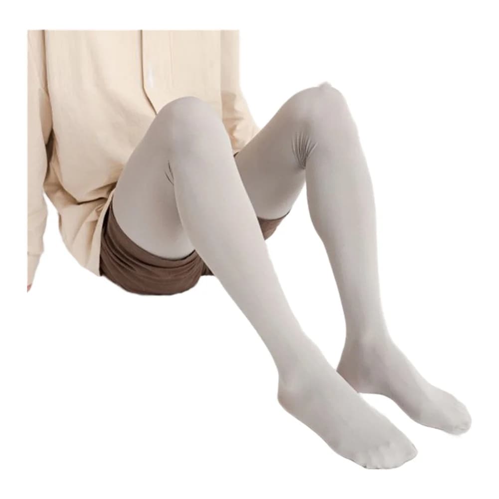 Calze lunghe elastiche da uomo, modellanti, sopra il ginocchio, leggere, traspiranti, casual.