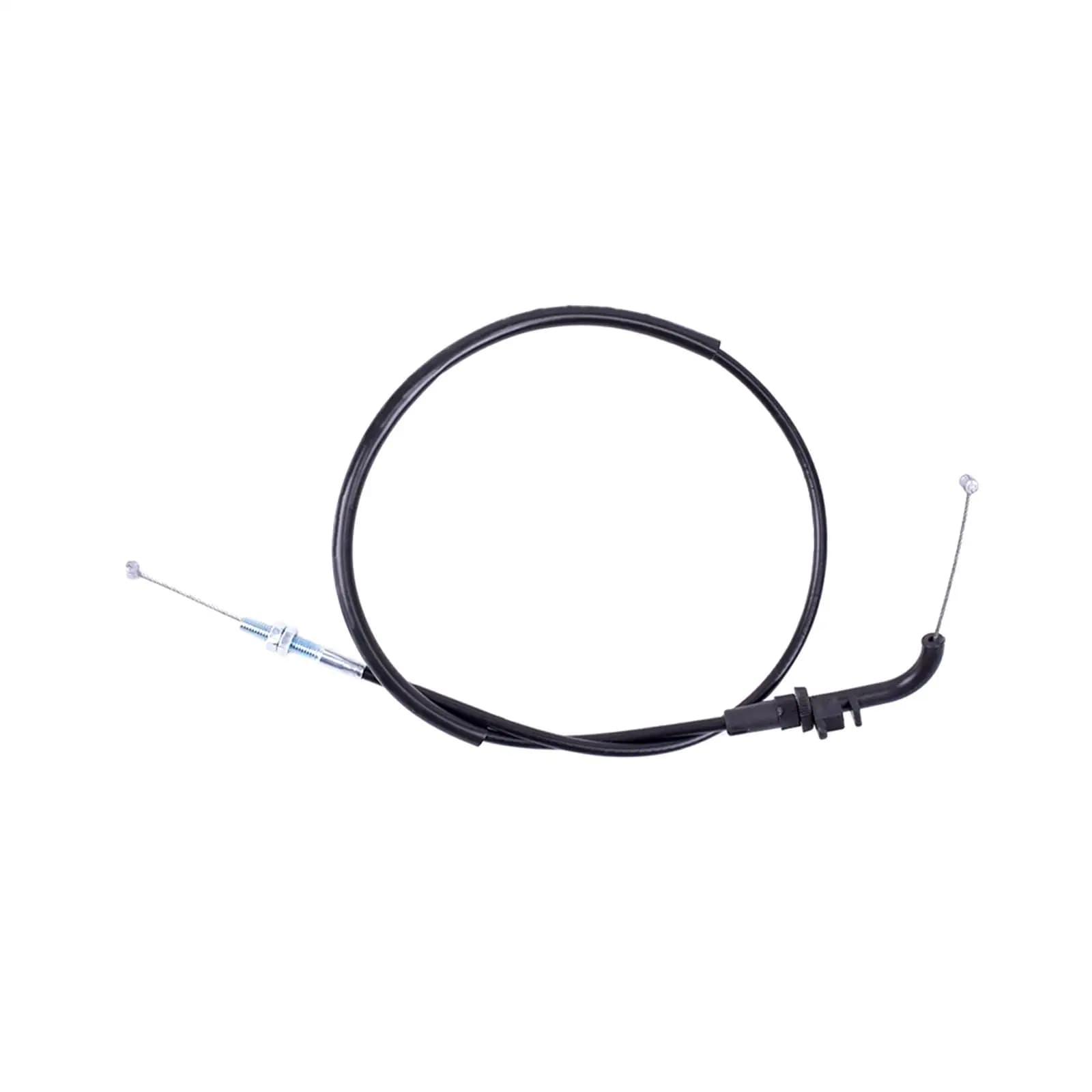 Cavo di Controllo Acceleratore per Moto, Filo in Acciaio Resistente Nero per Kawasaki Ninja 250, Set di Ricambio