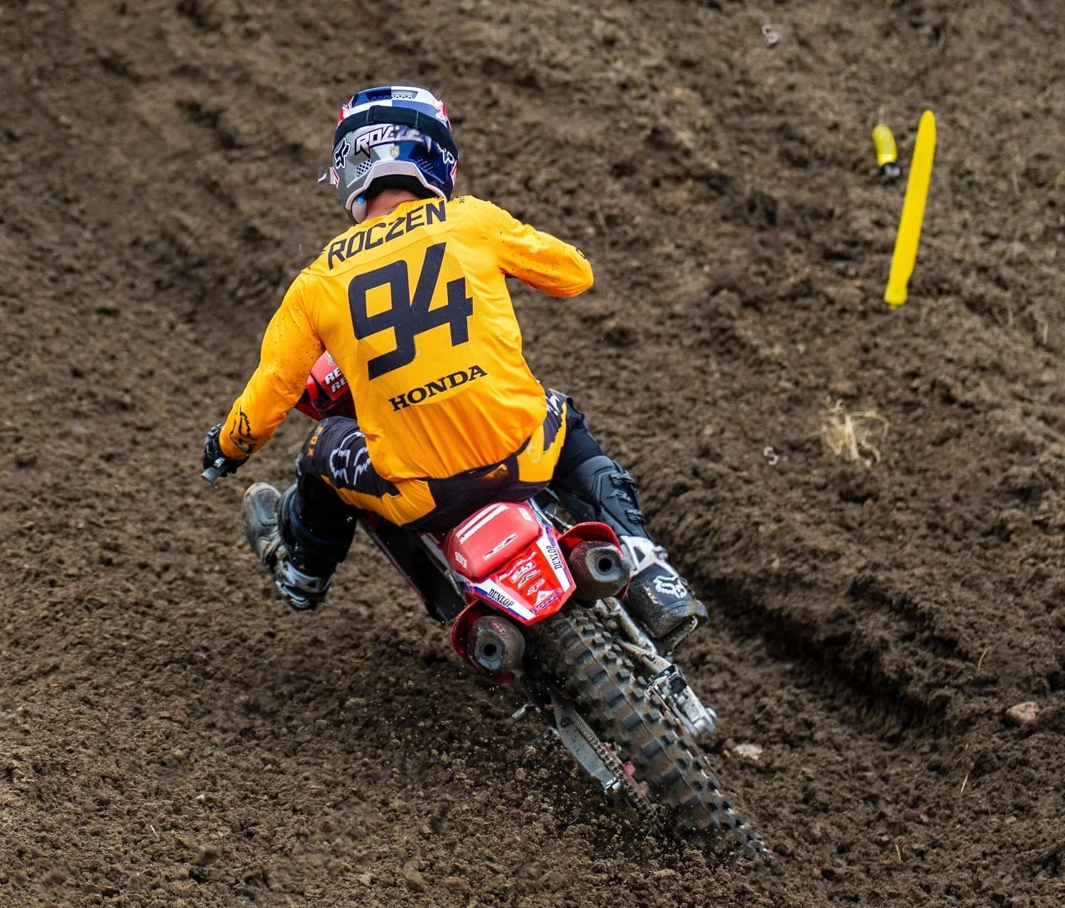 Driver Honda Ken Roczen # 94 Tuta da corsa super fuoristrada T-shirt da moto a maniche lunghe da uomo Top traspirante ad asciugatura rapida