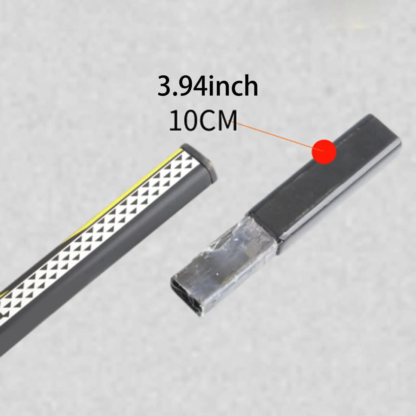 Hockey Extension Rod Carbon Fiber Stick End Plug Lightweight Grip Insert for Youth Ice Hockey Practice