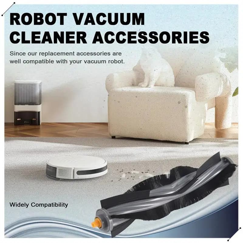 Accessori per Ecovacs X1 Omni Turbo Robot aspirapolvere Pezzi di ricambio Spazzola principale Rullo Spazzola laterale Filtro Mop Pad Sacchetto per la polvere