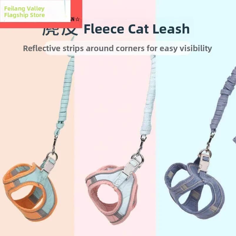 Guinzaglio per cani con borsa marsupio a gilet, anti-fuga, per esterni, in corda, estensibile, in materiale resistente, accessori per animali domestici