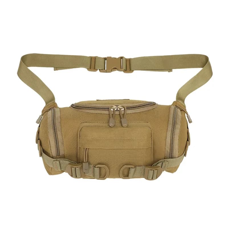 Military Camo Molle Waist Pack Lightweight Tactical Belt Pouch for Hiking/Running Waterproof Phone Holster