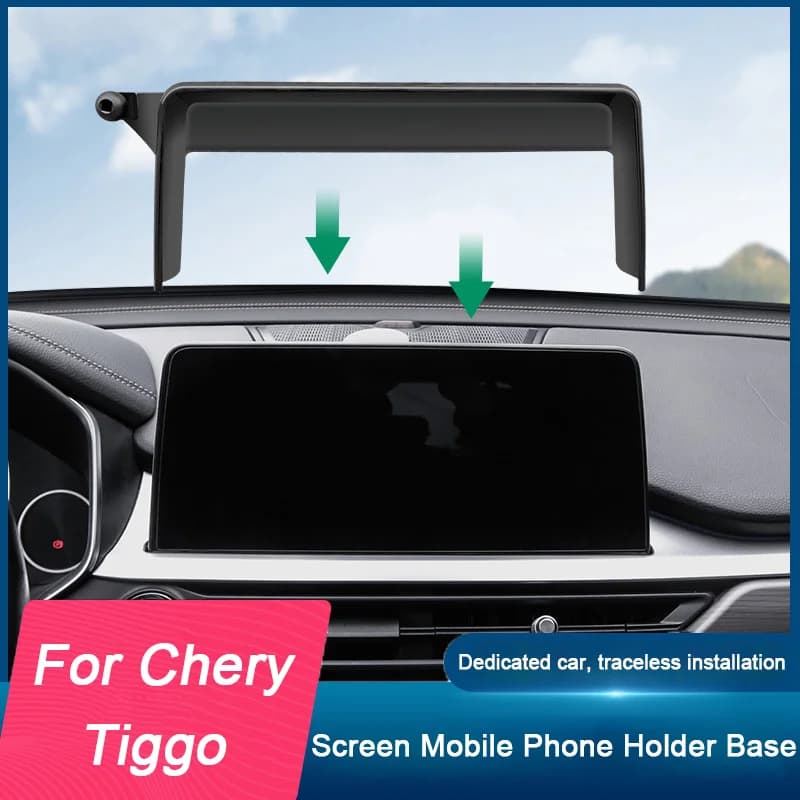 Car Cell Phone Support for CHERY Tiggo 9 5X Tiggo 7 Plus Tiggo 8 Pro Max, Monitor and Navigation Base, Accessories